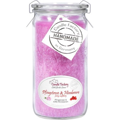 Candle Factory Mini Jumbo Pfingstrose & Himbeere Duftkerze Dekokerze 307135