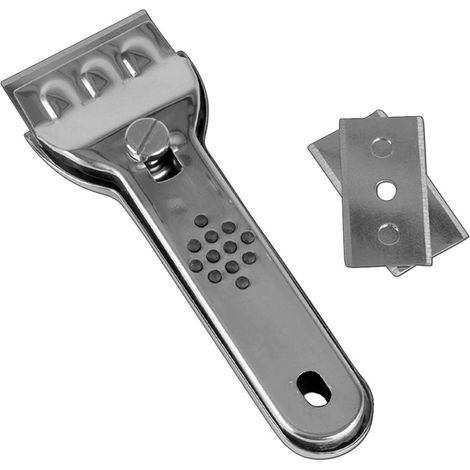 Raschietto per vetri Lifestyle, raschietto per vetri in acciaio inox + 3 lame