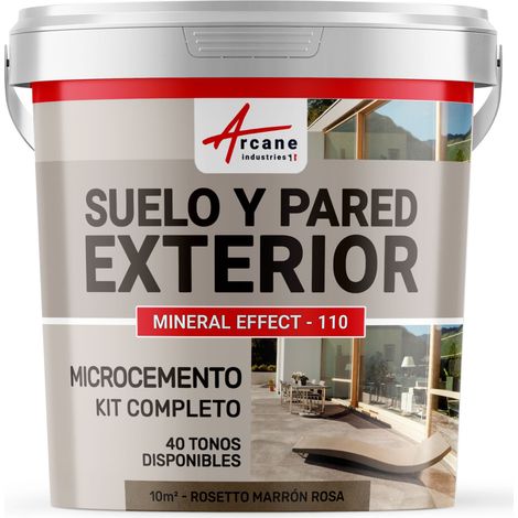 Microcemento para exteriores: suelos, muros, terrazas, balcones, escaleras
