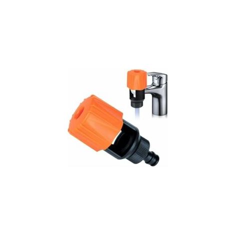 Adaptador universal Crezuo para grifo de cocina/baño a manguera de jardín (1/4)