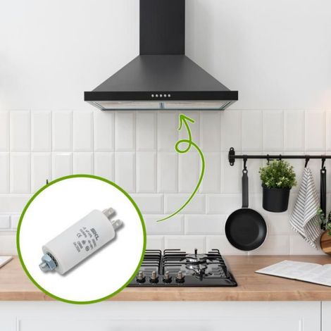 Condensateur Permanent - 4 µF - 450 V - Pour Moteur de Lave-Linge et Sèche-Linge - 1 Pièce (1/5)