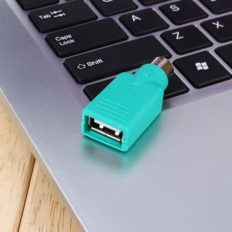 Adaptateur USB femelle vers PS2 PS - 2 mâle pour clavier USB - souris souris se connecter avec ordinateur (1/4)