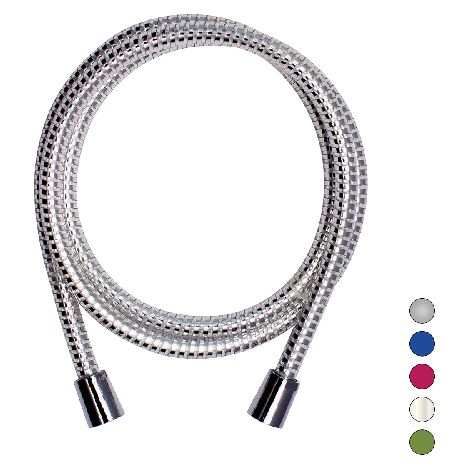 FLESSIBILE DOCCIA ANTITORSIONE IN PVC- Trasparente - cm 150- DH- pezzi 1
