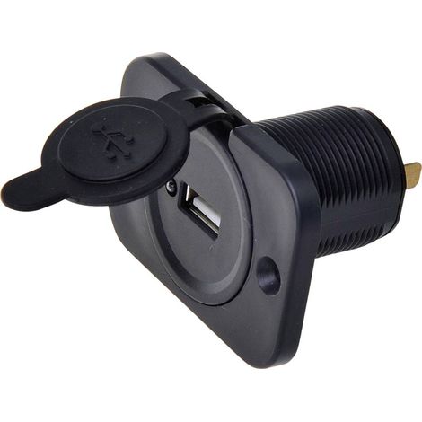 IWH Presa da incasso USB 12/24 Volt 2100mA Portata massima corrente=2.1 A 12 o 24 V/DC (1/2)