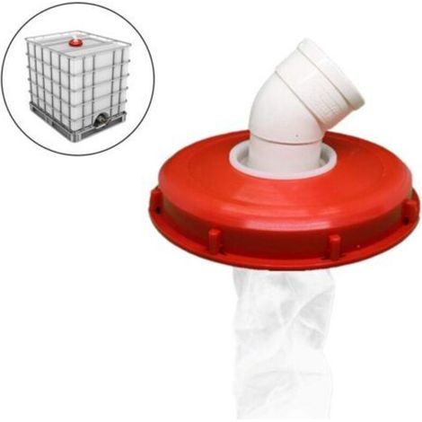 Rainwater filter cover, washable nylon IBC filter, filter cover for 163mm/245mm IBC rainwater tank (1/3)