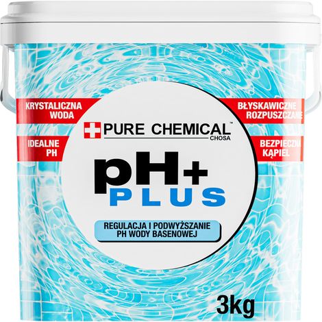 pH Plus Granulat - 3 kg - schnell löslich - für Pool und Spa - kristallklare Wasserpflege