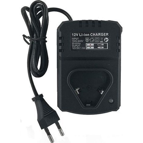 Chargeur pour perceuse électrique, chargeur de batterie au lithium 12 V - Chargeur 110-240 V pour perceuse/outil électrique au lithium (1/5)