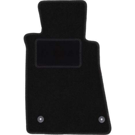 Tapicería negra mate para el asiento del conductor para: Mercedes SL R107 con convertidor catalítico, coupé, cabrio (1985-1989)