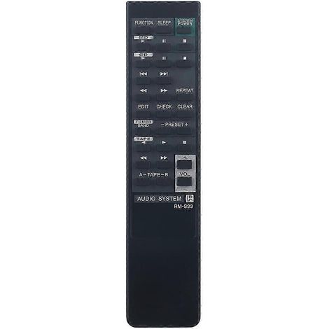 Télécommande RM-S33 pour systèmes audio Sony HCDH801, MHC701, MHC-701, MHC-801, MHC-S30, MHC801 et MHCS30 (standard, bonne qualité). (1/5)