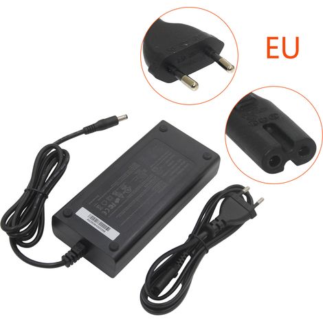 Chargeur pour batterie lithium 54,6 V 2 A DC5521 (norme Royaume-Uni, États-Unis, Australie, Europe) - accessoire pour scooter - norme européenne