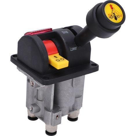 Ortviai Distributeur hydraulique proportionnel 4 voies avec commande manuelle et fonction de descente lente pour benne basculante BKQF34-B (1/5)