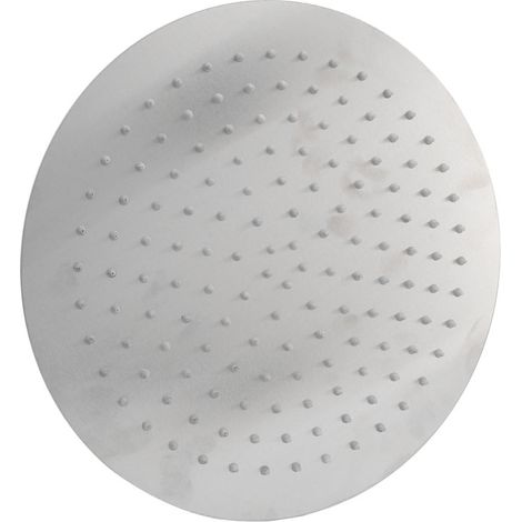 Pommeau de douche effet pluie 12 pouces en acier inoxydable, filetage G1/2, ultra-mince, haute pression, rond, avec pulvérisateur supérieur pour salle de bain SUS304 (1/5)