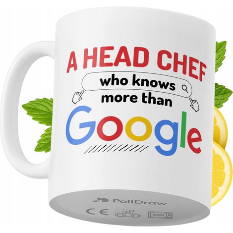 Lustige Tasse für den Chefkoch – Kaffee- oder Teebecher mit witzigem Textdesign – ideal für Geburtstage, Namenstage, Feiertage und besondere Anlässe. Hochwertige Tasse für Zuhause, Büro und Arbeit. Fa