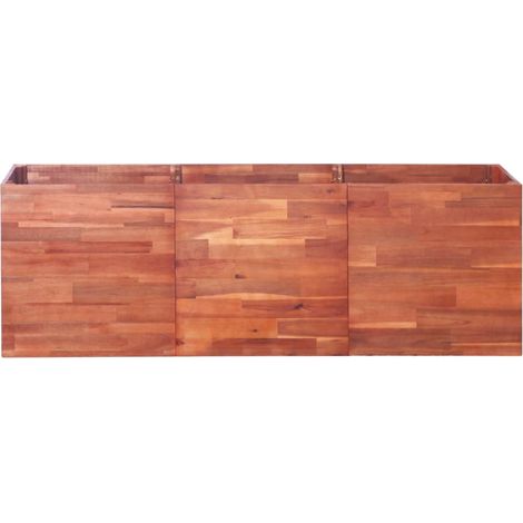 Maison Exclusive - Garten-Hochbeet Akazienholz 150x50x50 cm (1/5)