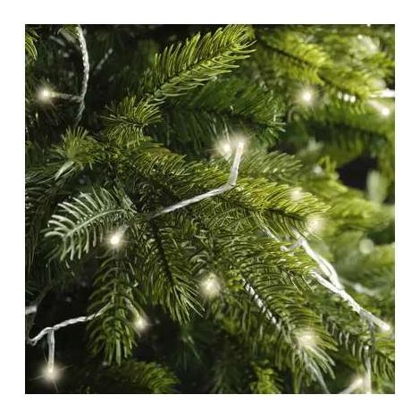 50 LED Luce Calda Trasparente 3,6 m - 8 Funzioni - Outdoor