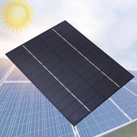 Panneau solaire portable 6.5W avec ports USB et allume-cigare pour voiture, batterie externe et téléphone (1/5)