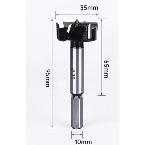 35 mm Longueur totale 95 mm Accessories tige cylindrique (1/2)