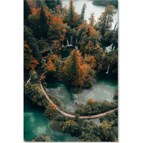 Affiche Lacs de Plitvice - 40x60cm - made in France (1/5)