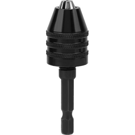 Jeffergarden Mandrin de perceuse sans clé 1/4", adaptateur de mandrin durable pour visseuse à percussion (1/5)