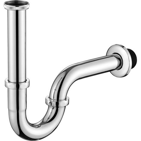 Siphon de Lavabo Universel, Siphon à Tube 1-1/4"x32mm (1/5)