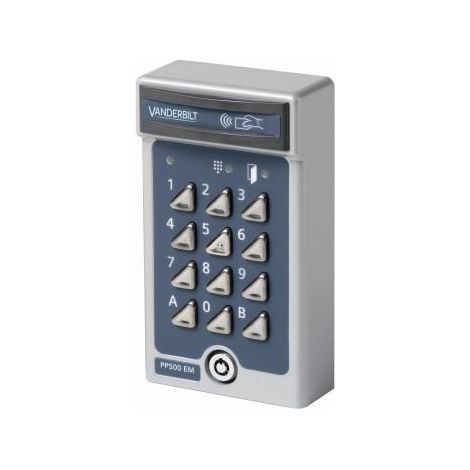 Lector de control de acceso Vanderbilt pp500-em sin contacto