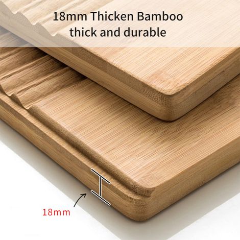 Planche à laver en bois disponible, avec poignée rectangulaire, pour laver le linge à la maison. Matériau pratique et durable. Planche à laver épaisse. (1/4)