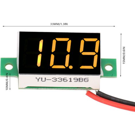 Zweidraht-Digitalvoltmeter mit 0,36-Zoll-Digitalanzeige (1/5)