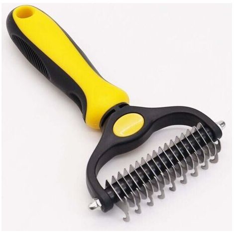 Undercoat Brush for Dogs and Cats Long and Short Hair Undercoat Comb Dog Hair Removal Brush Grooming Brush (1/4)