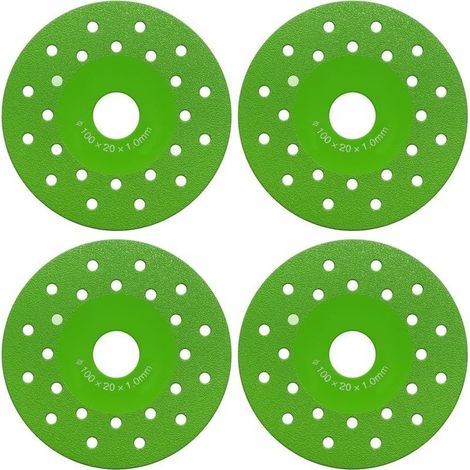4PCS lames de scie chanfreinées diamantées pour meuleuses d'angle,disques en céramique pour meuleuses d'angle,pièces de coupe de 1 mm pour carrelage,marbre scie ultra fine Cutting Grinding (1/5)