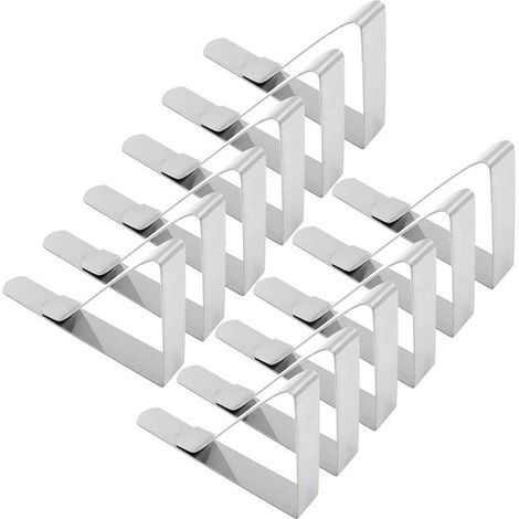 Juego de 12 pinzas grandes para manteles - Ideales para fiestas y picnics (1/5)