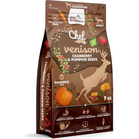 SYTA MICHA venado, ar谩ndanos y semillas de calabaza 9kg