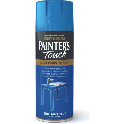 Rust-Oleum Painter’s Touch Spray Paint 400ml Gloss - Brilliant Blue