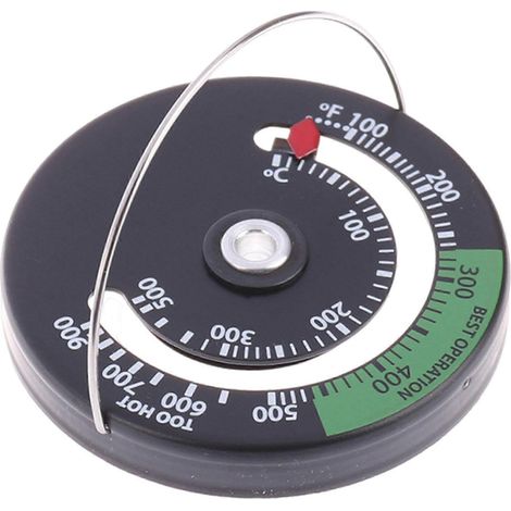 Thermomètre magnétique pour cheminée à bois conduit de fumée et tubes de cheminée (1/5)