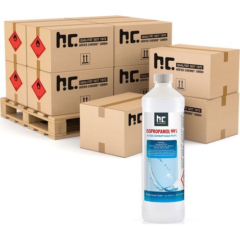 Höfer Chemie Alcool isopropylique 99,9% Höfer Chemie® en bouteille de 1 L 540 l (en)