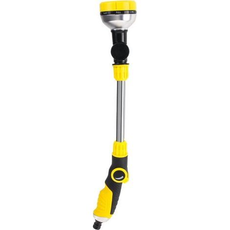Multifunktionaler Sprühkopf – 47,5 cm – Gelb – Sprühlanze – 8 Einstellungen (1/5)