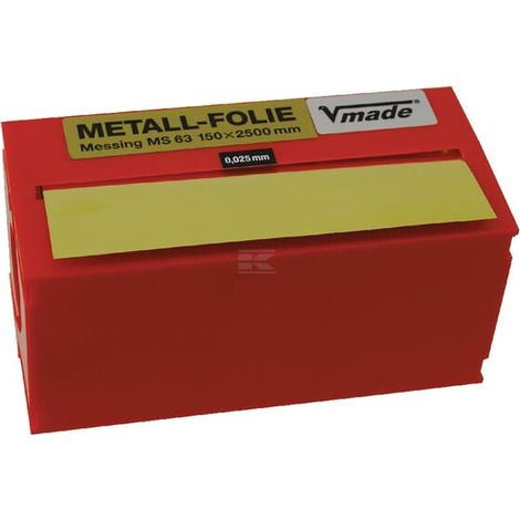 Banda ottone 0,075 mm VOGEL LK25001500075