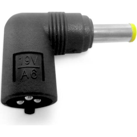 Conector de alimentacion phoenix din 3 patillas cargador universal 40w para portatil samsung nc10 19v negro PHA6DC40