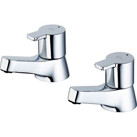 Ideal Standard Calista Bath Pillar Taps Pair - Chrome (1/2)