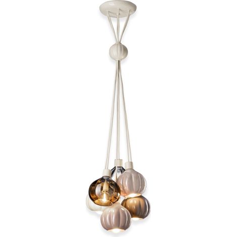 DECO' AFOXE C2656, Plafonnier à Suspension en Céramique et Verre, (1/2)