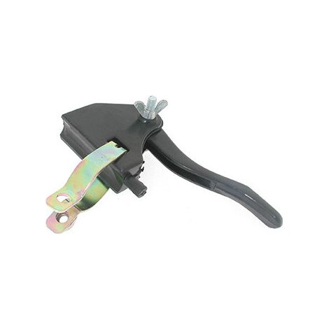 Maneta de aceleración universal para desbrozadora de espalda y otras. Mango largo para tubo ø: 20/22 mm.
