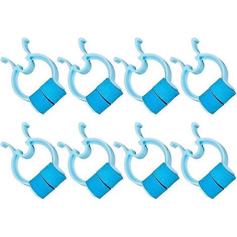 Nasenschutzhülle aus Schaumstoff mit Antiblutungsmechanismus für Schwimmer, 8 blaue Clips, stoppt Nasenbluten, wiederverwendbare Nasenstopfen für Schwimmer.
