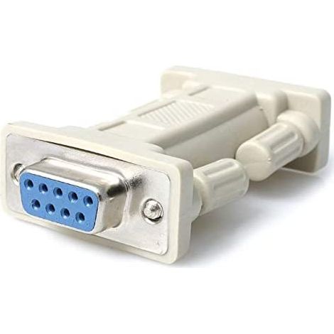startech NM9FF adaptateur null modem blanc DB9 RS-232 (1/4)