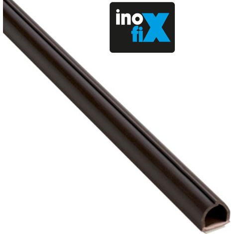 Cablefix – Lot de 4 gaines adhésives marron 8 x 7 mm – Installation facile sur surfaces difficiles – Matériau isolant et auto-extinguible (1/5)