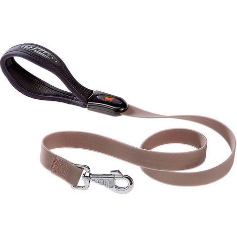 Ferplast EVOLUTION G Guinzaglio in poliestere e Pvc  per cani. Vari colori e misure.. Variante G16/110 - Misure: 16 mm x L 110 cm - Tortora