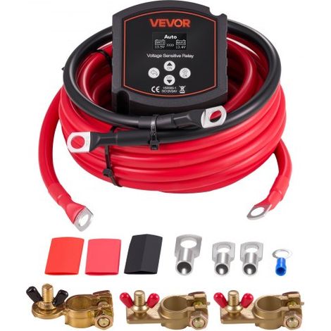 Kit Relais Sensible à la Tension 12 V 300 A 6 m 33.6 mm² (2 AWG) (1/5)