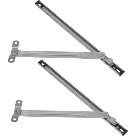 Verrou De Fenêtre Coulissante De Sécurité 2 Butées De Fenêtre Rétractables Sans Perçage Barre Moderne Facile À Installer