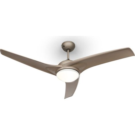 52-Zoll-Deckenventilator (55 W) – Leiser Wechselstrommotor (50,7 dB) – WLAN-Fernbedienung – 2 x 42-W-Deckenleuchten aus Milchglas (1/5)