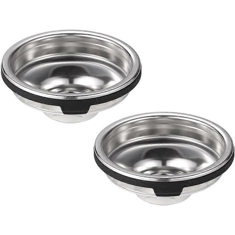 Set mit 2 wiederverwendbaren Edelstahl-Filterhaltern für Ninja Luxe Cafe ES701, für eine Tasse. (1/5)