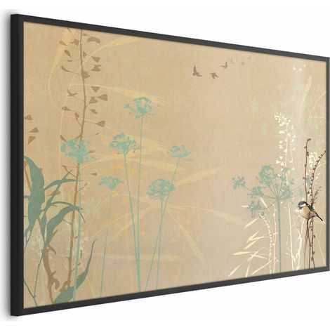 Poster – Vogel auf der Wiese