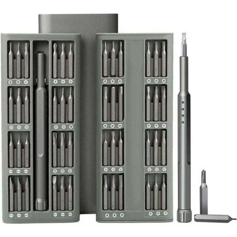 Tournevis Precision iphone,48pcs Mini kit Tournevis Réparation de téléphone portable acier pour outil S2, modèle de téléphone portable, appareil photo, ordinateur (1/5)